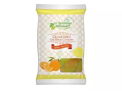 Le Pastillage Officinal Sans Sucre Pastille Quartier Orange Citron Sachet/80g à Mérignac