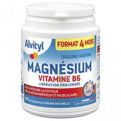 Alvityl Magnésium Vitamine B6 Libération Prolongée Comprimés Lp Pot/120 à Mérignac